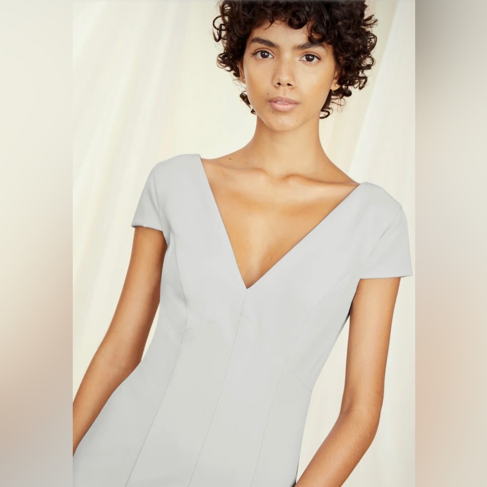 Amsale | Viola | Platinum Crepe